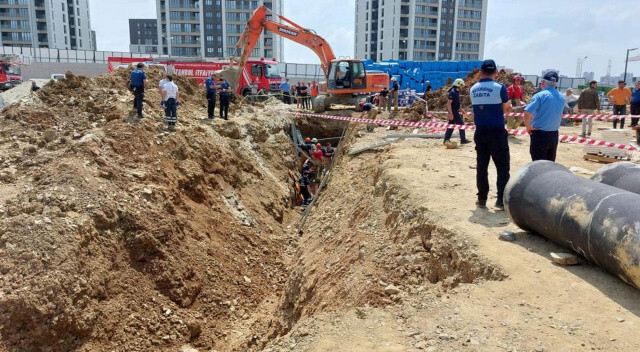 Başakşehir’de inşaat alanında göçük! 1 işçi hayatını kaybetti