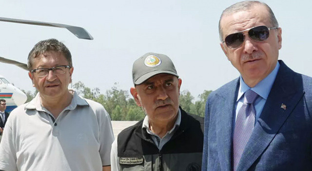 Yangın bölgesinde inceleme yapan Cumhurbaşkanı Erdoğan&#039;dan &#039;idam&#039; çıkışı