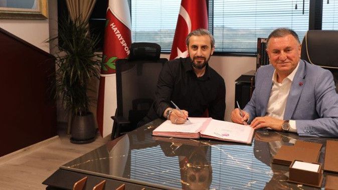 Hatayspor&#039;un yeni teknik direktörü belli oldu: Serkan Özbalta ile anlaşma sağladı