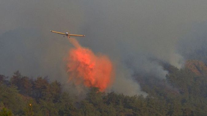 Kırmızı rengin sebebi ne? Orman yangınlarına dikkat çeken müdahale!