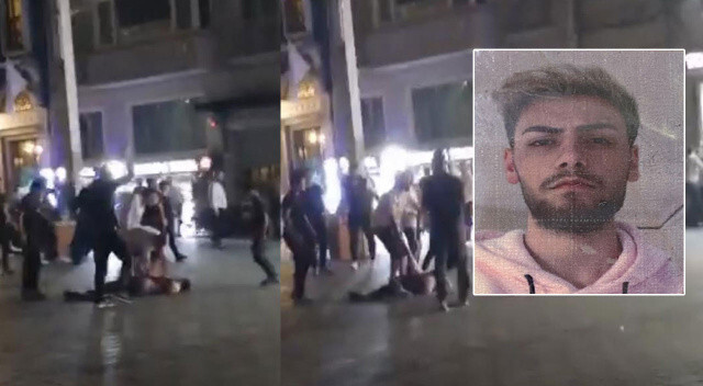 Taksim Meydanı’ndaki tartışma kanlı bitti! Bir genç kalbinden bıçaklanarak öldürüldü
