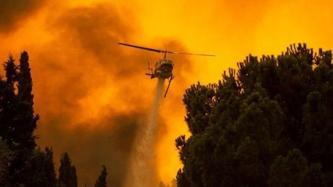 Komşuda yangın paniği! Yunanistan&#039;da birçok noktada ormanlar yanıyor