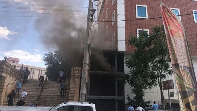 Mardin’de hastanede yangın paniği