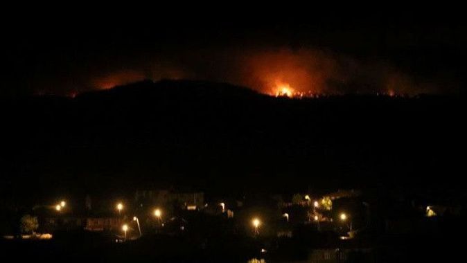 Yunanistan’daki yangın Edirne sınırına dayandı: Dumanlar gökyüzünü kapladı