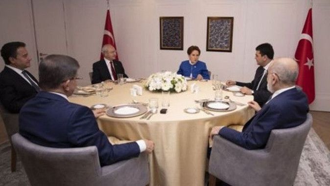 Altılı masada HDP şantajı