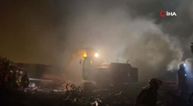 Ankara&#039;da fabrika yangını!