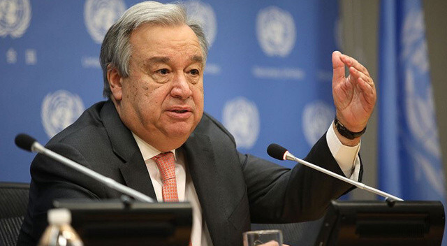 BM Genel Sekreteri Guterres: Türkiye&#039;ye liderliği için minnettarım