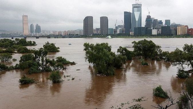 Güney Kore’de sel felaketi: 14 kişi hayatını kaybetti