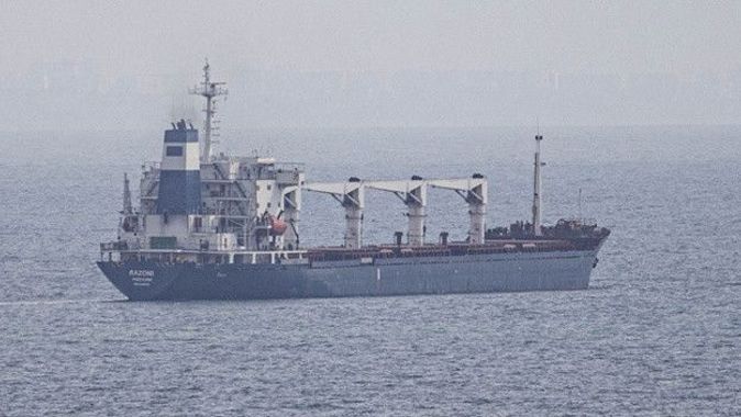 İlk tahıl gemisi Ukrayna&#039;dan yola çıktı: Razoni&#039;nin bugün İstanbul&#039;da demirlemesi bekleniyor