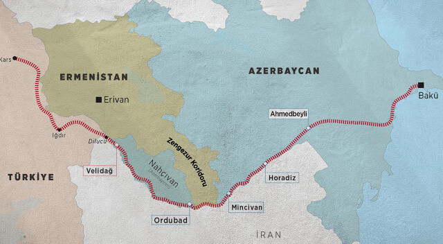 Kritik Zenzagur koridoru Azerbaycan&#039;ın: Paşinyan imzayı attı... Erivan karıştı!