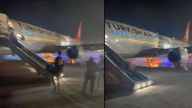 Hatay-İstanbul seferi yapan THY uçağında korkulu anlar! Lastik patladı: İlk açıklama geldi