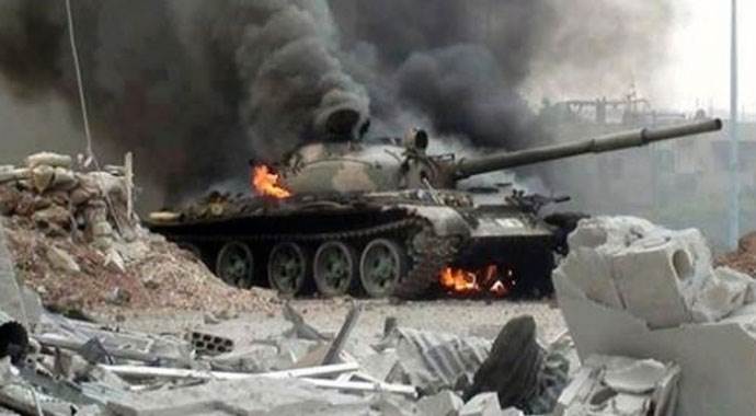 ÖSO, katil Esad'ın 5 tankını imha etti ÖSO, katil Esad'ın 5 tankını imha etti
