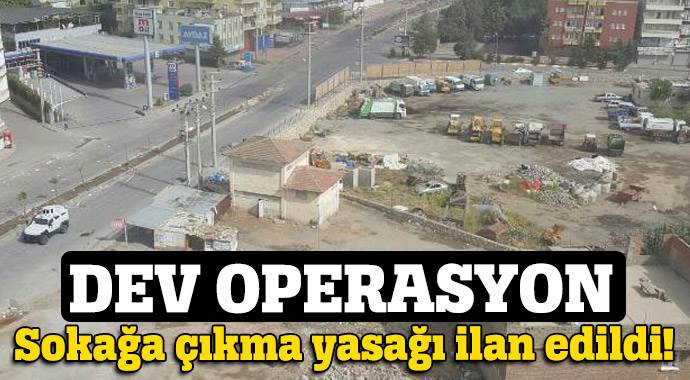 Diyarbakır'da sokağa çıkma yasağı ilan edildi! Diyarbakır'da sokağa çıkma yasağı ilan edildi!