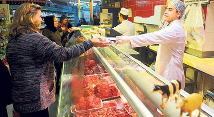 Kurban bayramı et satışlarını vurdu Kurban bayramı et satışlarını vurdu