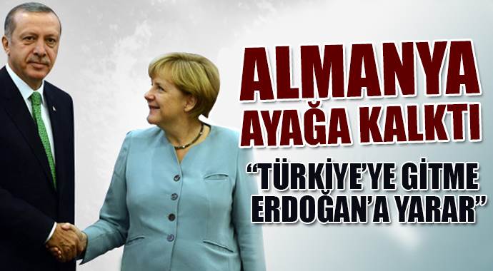 Merkel&#039;in ziyareti Almanya&#039;yı ayağa kaldırdı
