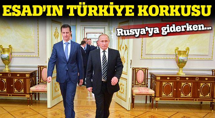 Esad&#039;ın uçağı Türkiye&#039;yi pas geçti