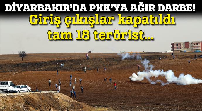 Silvan'da PKK'ya ağır darbe, 18 terörist öldürüldü Silvan'da PKK'ya ağır darbe, 18 terörist öldürüldü