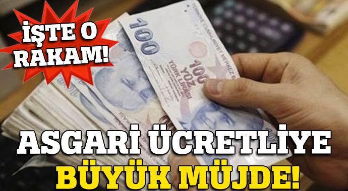 Asgari ücretliye büyük müjde! Asgari ücretliye büyük müjde!