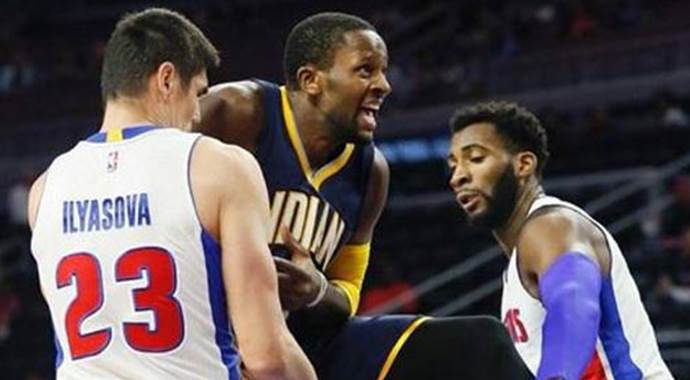 Ersan İlyasova Pistons formasıyla ilk maçına çıktı Ersan İlyasova Pistons formasıyla ilk maçına çıktı