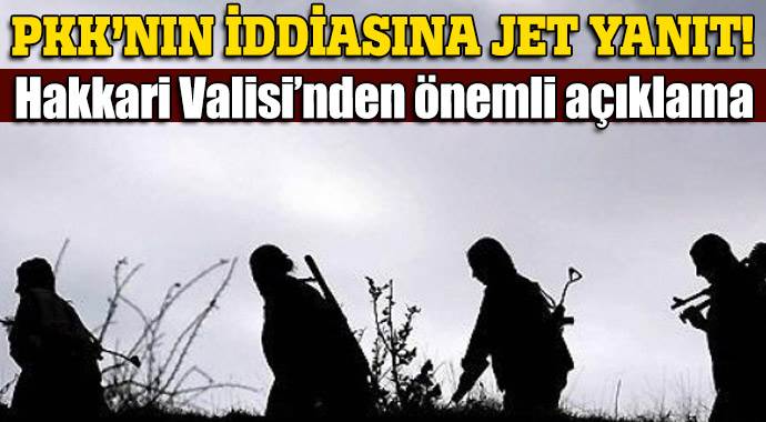'Yüksekova'da bir polisin kaçırıldığı iddiası'na yalanlama 'Yüksekova'da bir polisin kaçırıldığı iddiası'na yalanlama
