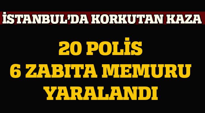 Çevik Kuvvet polislerini taşıyan otobüste patlama Çevik Kuvvet polislerini taşıyan otobüste patlama