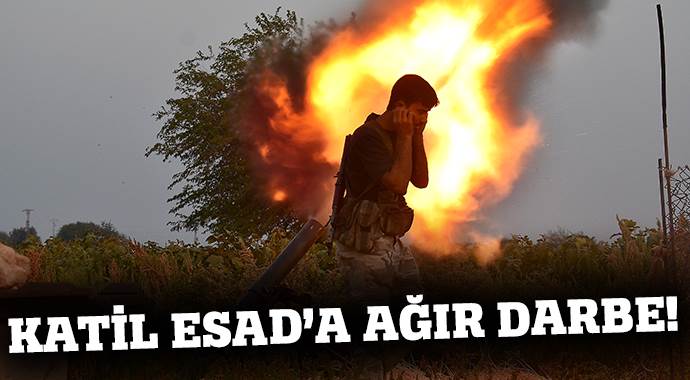 Katil Esad'a ağır darbe
Katil Esad'a ağır darbe
