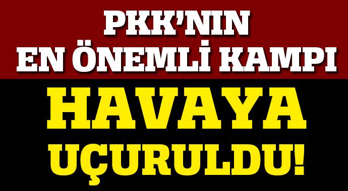 PKK&#039;nın Hakurk kampına hava operasyonu