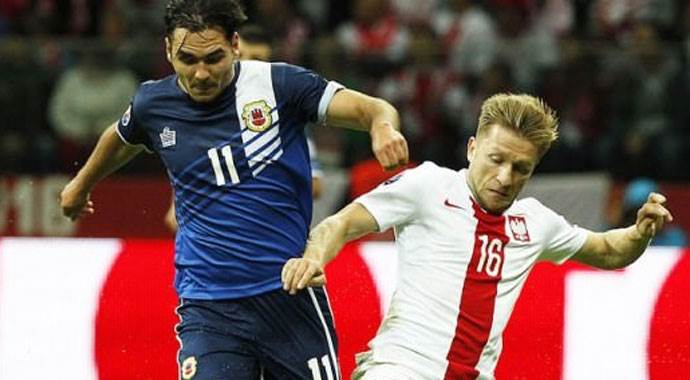 Polonya gol oldu yağdı