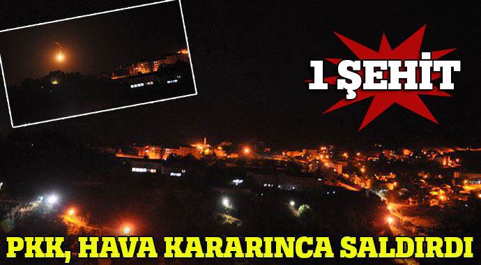 Tunceli&#039;de PKK&#039;lılar polise saldırdı: 1 polis şehit
