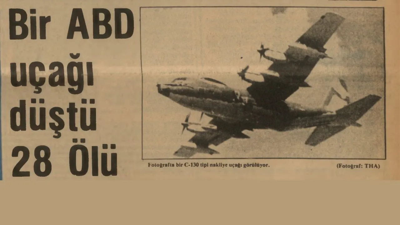 C-130 yine gündemde... 43 yıl önce ABD’ye ait aynı tip uçak Erzincan’da düşmüştü