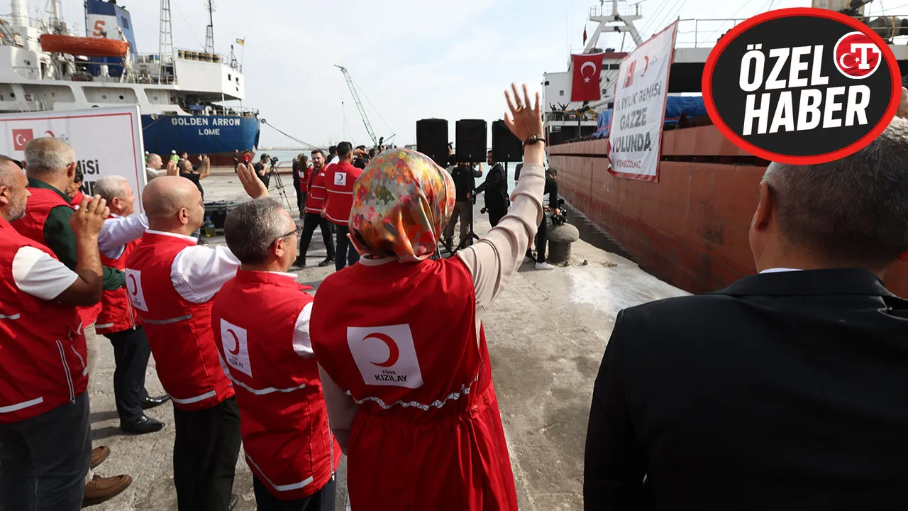 18. 'İyilik Gemisi' Gazze yolunda! Türk Kızılay hazırladı