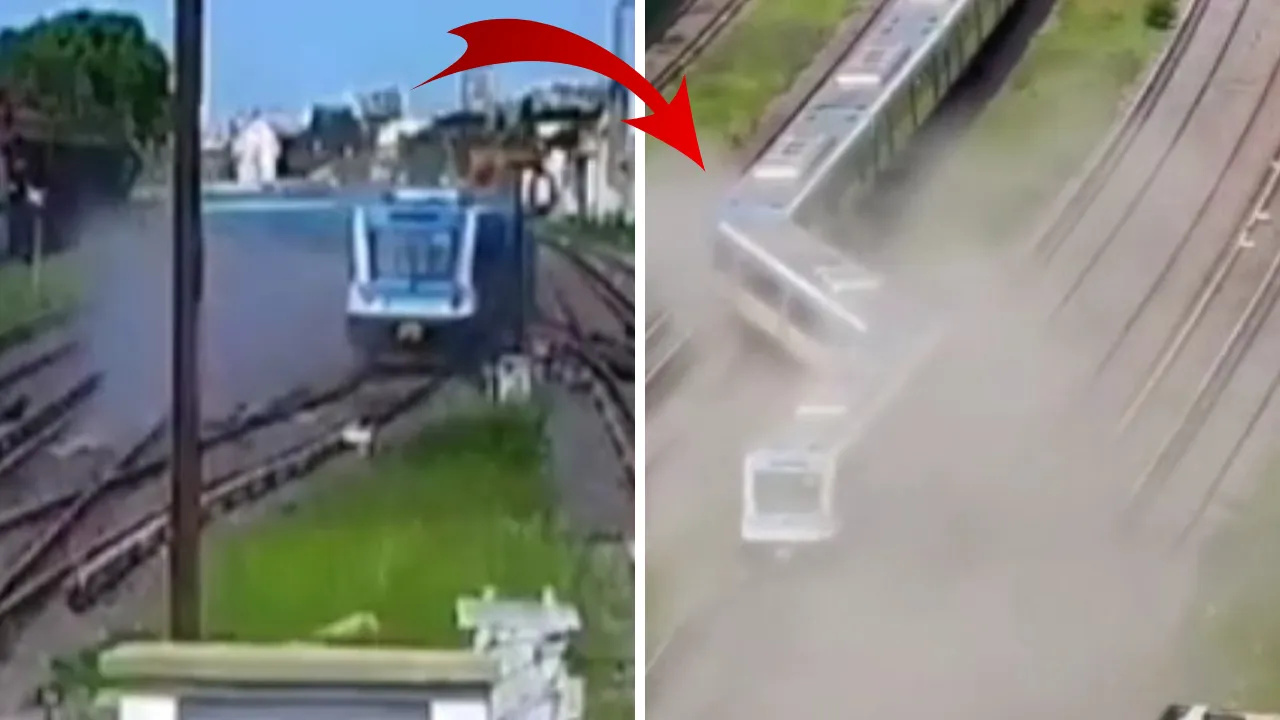 Arjantin'de feci kaza! Yolcu treni raydan çıktı, çok sayıda yaralı var