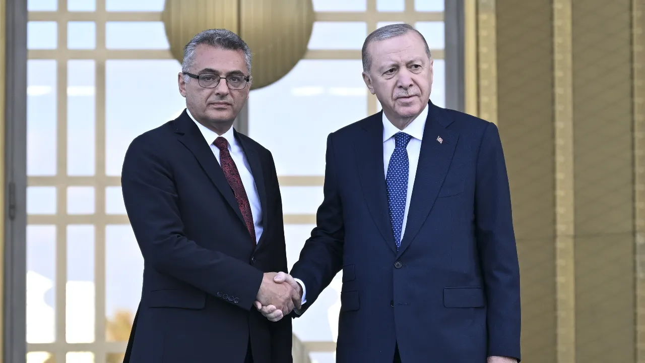 Erdoğan, Tufan Erhürman'ı kabul etti