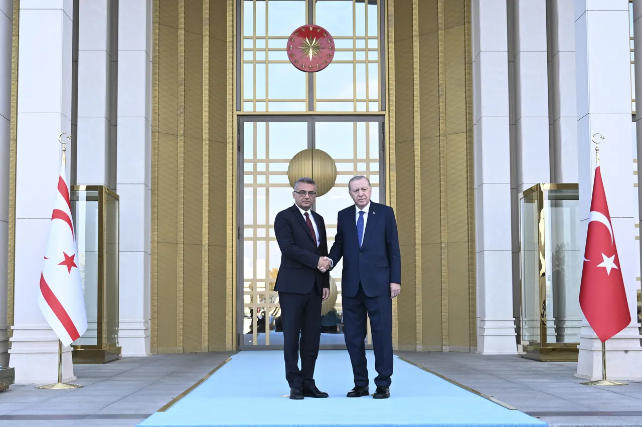 Cumhurbaşkanı Erdoğan, KKTC Cumhurbaşkanı Tufan Erhürmanı kabul etti