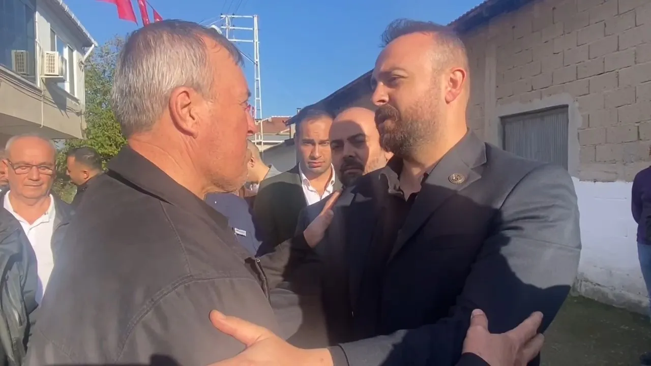 MHP Tekirdağ İl Başkanı Süleyman Fethi Şirin ve şehit babası Ünal Aykut