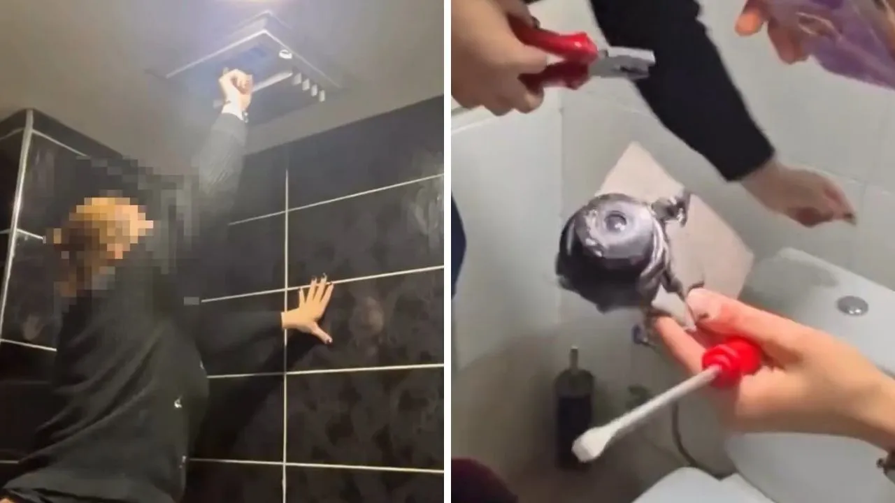 KADINLAR TUVALETİNDE SKANDAL