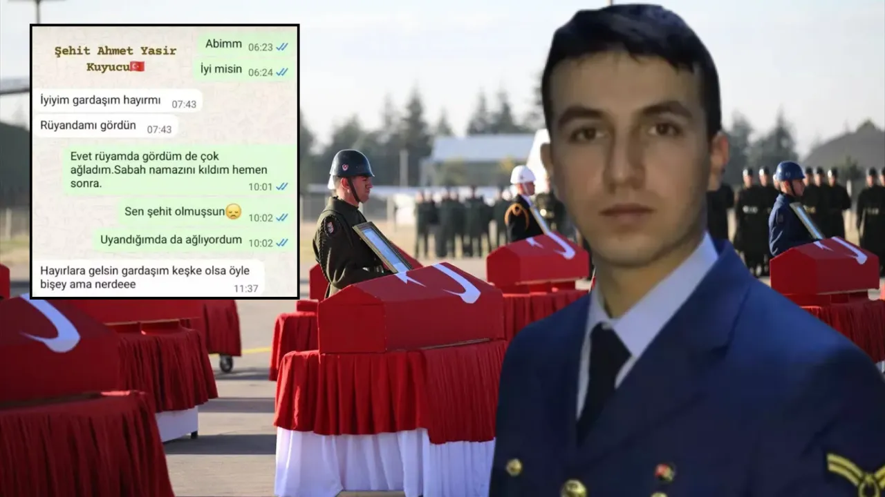 Şehit Ahmet Yasir Kuyucu'nun kardeşiyle yaptığı son konuşma yürekleri dağladı! "Sen şehit olmuşsun"