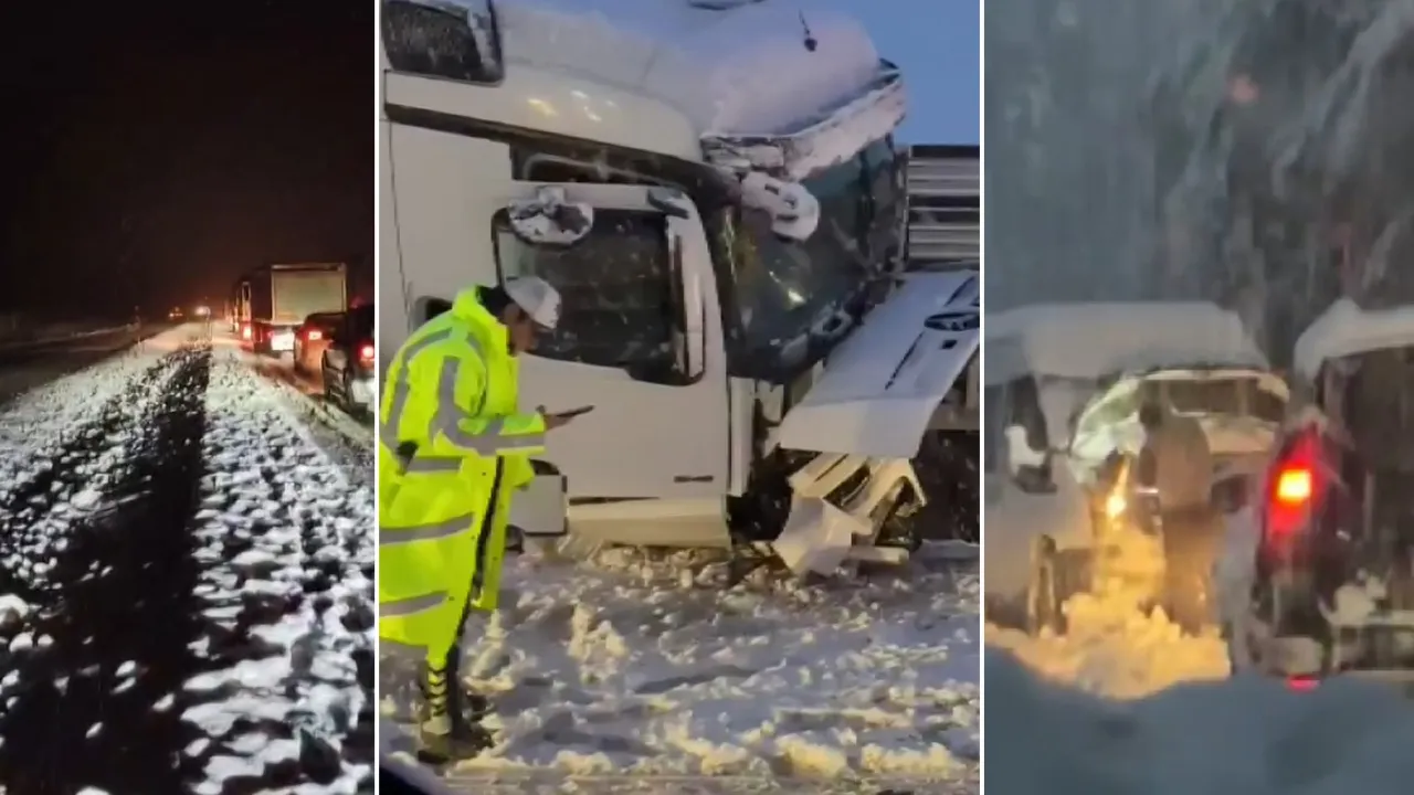Kar yolları kapattı, ilk can kaybı geldi
