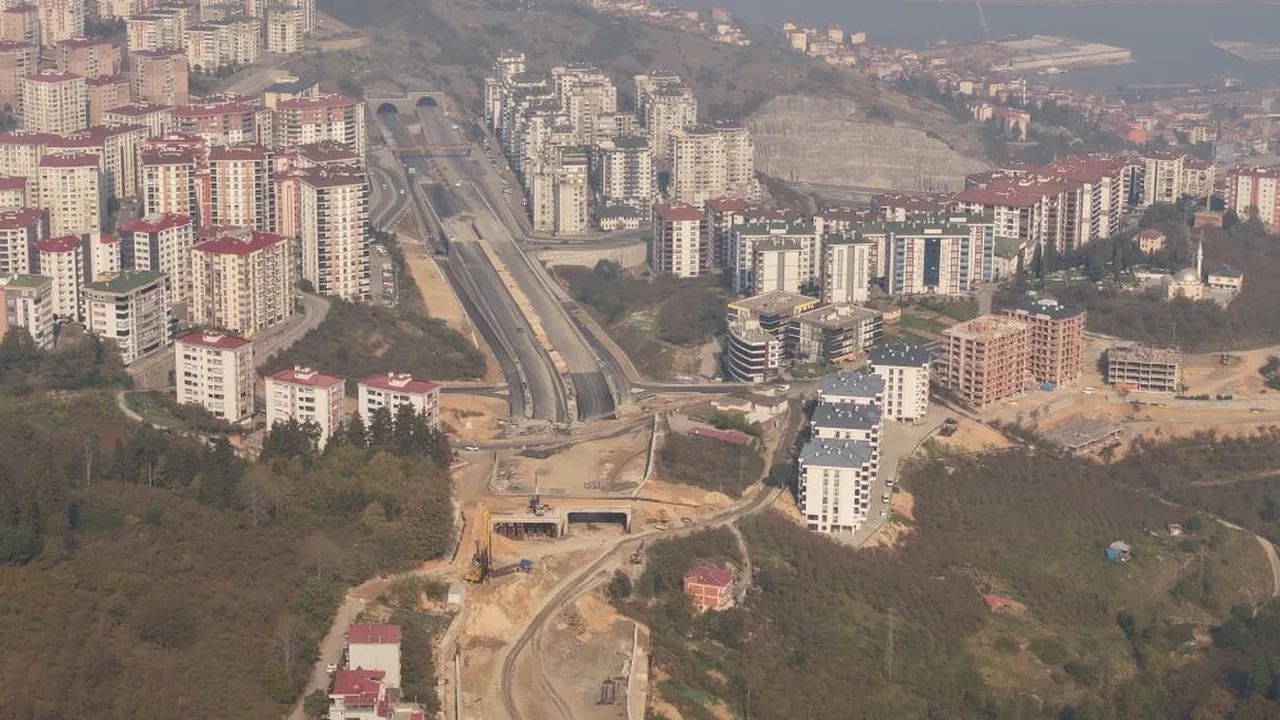 Çalışmaların son hali görüntülendi