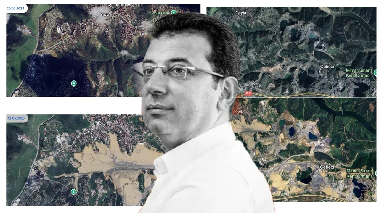 İBB, ormanlık alanı hafriyat üssüne çevirmiş