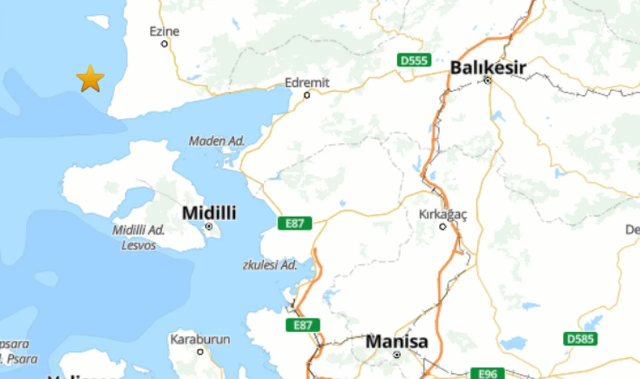 AFAD deprem grafiği