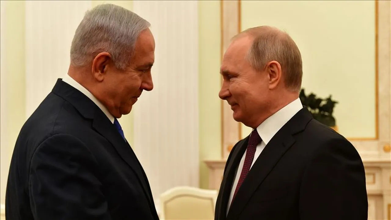 Vladimir Putin ile Binyamin Netanyahu