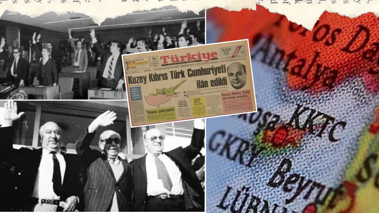 Şaşırtan sessizlik! KKTC resmen ilan edilmiş, Kıbrıs'ta yeni bir devlet kurulmuştu