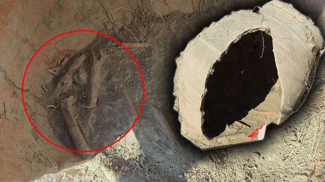 5 KÜP VE İNSAN KEMİKLERİ ÇIKTI