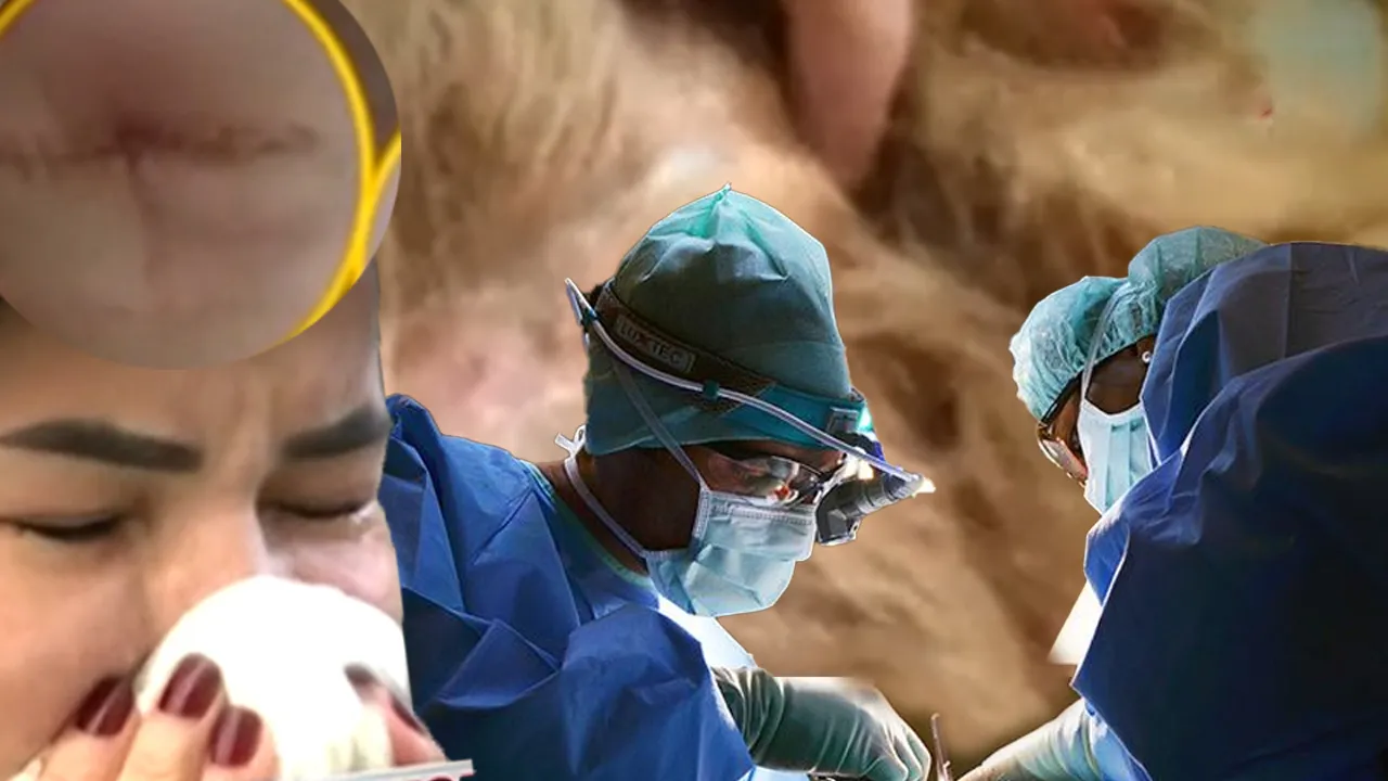 Yüz binlerce lira ödediler sonu kabus oldu! Doktor hastanın kafasında iğne unuttu