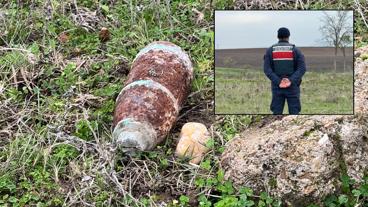 Edirne'de mantar toplayan köylüler fark etti! Top mermisi ekipleri harekete geçirdi