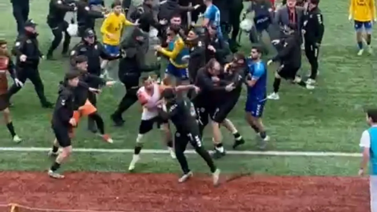 Kavga anından görüntü