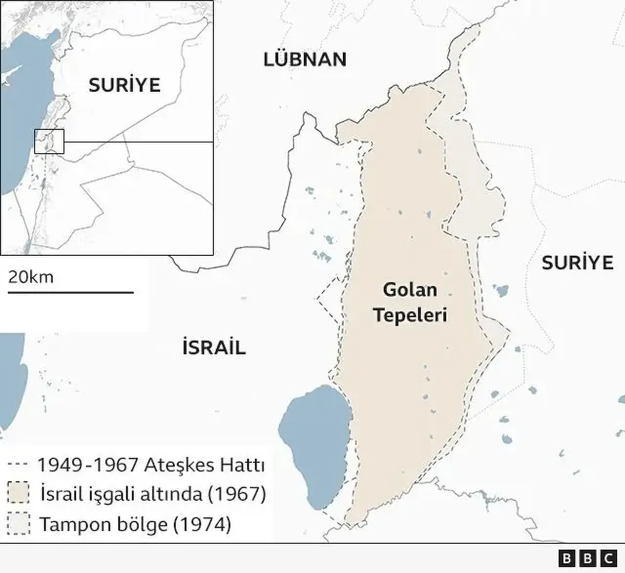 1974 Ateşkes Anlaşması İhlali: İsrail, Golan Tepeleri’ndeki işgalini genişletti