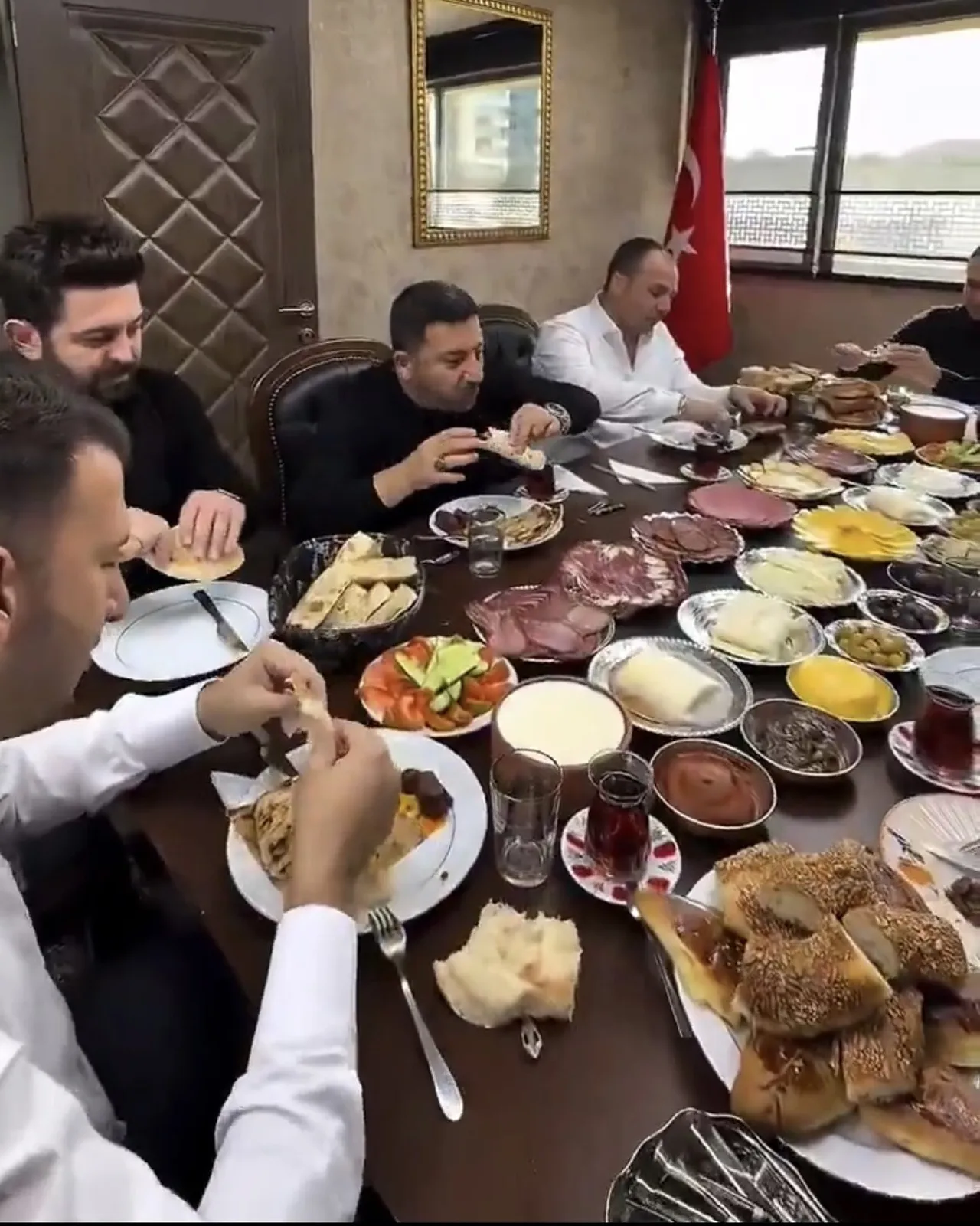 Lüks kahvaltıdan kareler