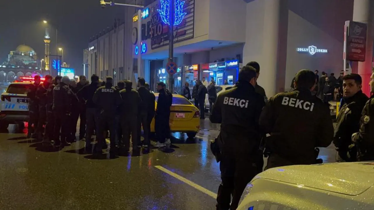 Kayseri'de sıcak saatler! Eğlencenin sonu fena bitti, linçten polis kurtardı